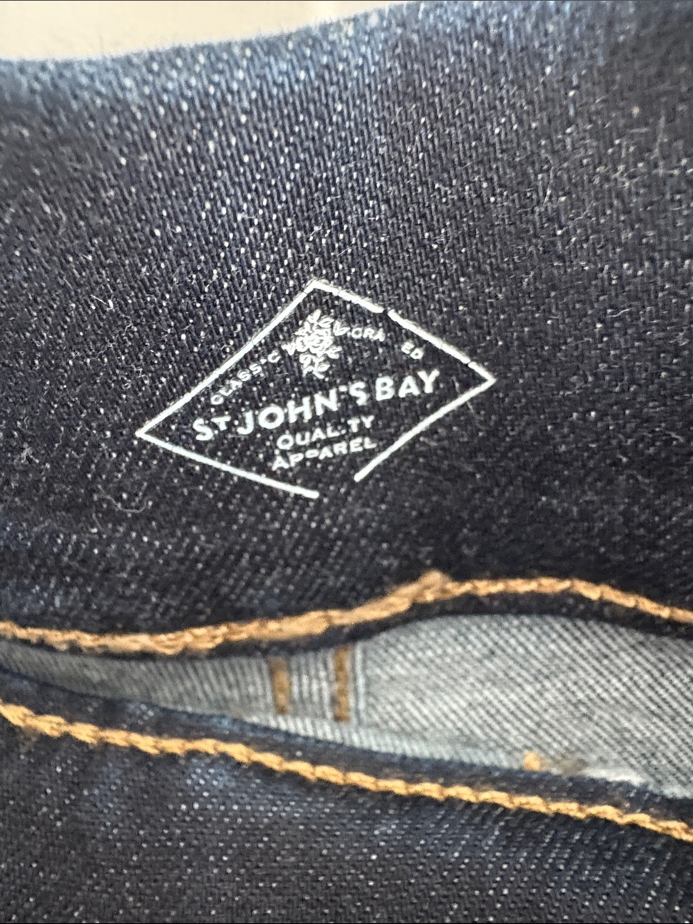 St. John's Bay Dark Blue Pull-On Jeggings - Picture 2 of 5